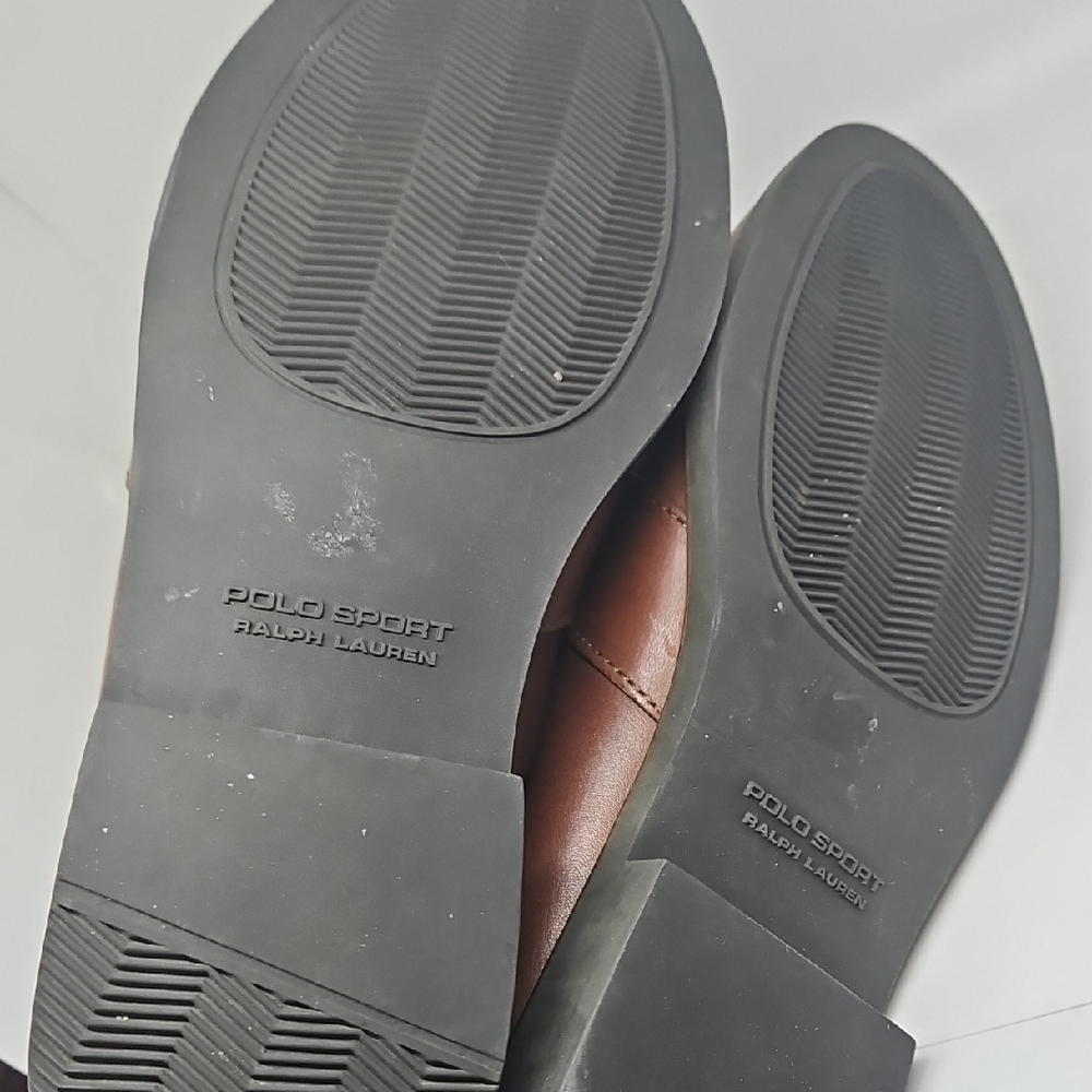 Polo by Ralph Lauren Brown Leather Slip-On Loafers V Good 10D - Picture 6 of 6